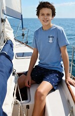 Piżama Cornette Young Boy 790/127 Pacific kr/r 134-164