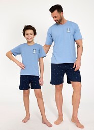 Piżama Cornette Young Boy 790/127 Pacific kr/r 134-164