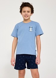 Piżama Cornette Young Boy 790/127 Pacific kr/r 134-164