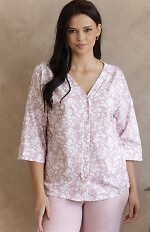Piżama Taro 3574 Lucinda 3/4 2XL-3XL W26