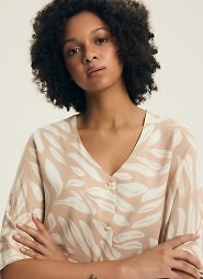 Piżama Henderson Ladies 43688 Dextra 3/4 S-3XL rozpinana