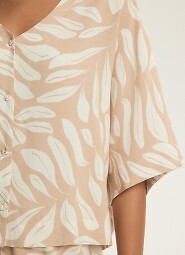 Piżama Henderson Ladies 43688 Dextra 3/4 S-3XL rozpinana