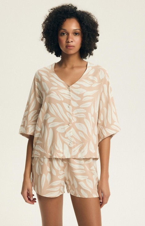 Piżama Henderson Ladies 43688 Dextra 3/4 S-3XL rozpinana