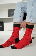 Skarpety Milena Avangard 0125-139 Kontury Serc 39-46