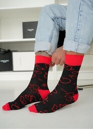 Skarpety Milena 0125-139 Kontury Serc 39-46