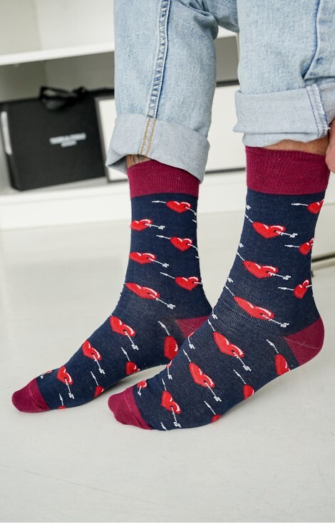 Skarpety Milena 0125-136 Serca i Strzały 39-46