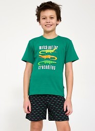 Piżama Cornette Young Boy 790/125 Crocodiles kr/r 134-164