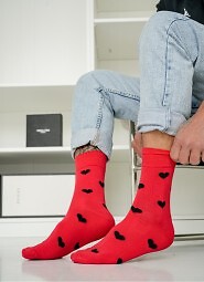 Skarpety Milena 0125-135 Serca 39-46