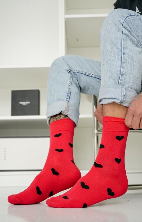 Skarpety Milena 0125-135 Serca 39-46