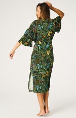 Szlafrok Key LGL 574 B26 3/4 S-XL damski