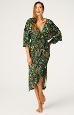 Szlafrok Key LGL 574 B26 3/4 S-XL damski