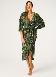 Szlafrok Key LGL 574 B26 3/4 S-XL damski