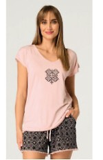 Piżama Key LNS 730 B26 kr/r S-XL damska