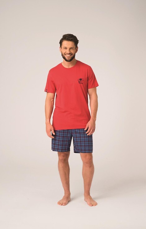 Piżama Key MNS 416 B26 kr/r M-2XL męska