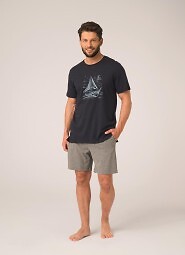 Piżama Key MNS 731 B26 kr/r M-2XL męska