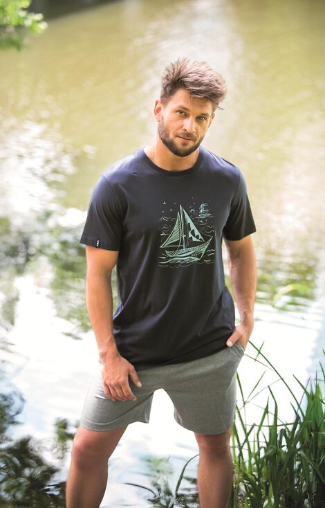 Piżama Key MNS 731 B26 kr/r M-2XL męska