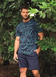 Piżama Key MNS 934 B26 kr/r M-2XL męska