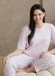 Piżama Taro 3568 Adria kr/r 2XL-3XL W26