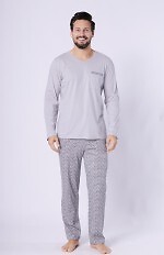 Piżama Hotberg 1750 Kajetan sł/r M-2XL