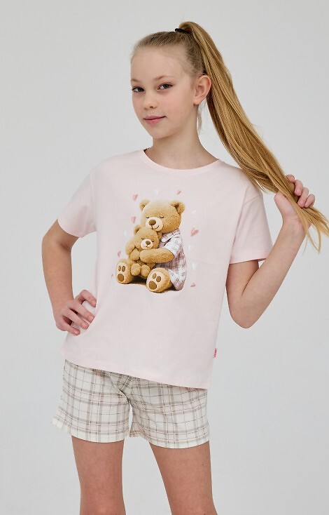 Piżama Cornette Young Girl 872/115 Hug Me kr/r 134-164