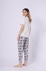 Piżama Leveza 1737 Irena kr/r M-2XL