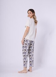 Piżama Leveza 1737 Irena kr/r M-2XL