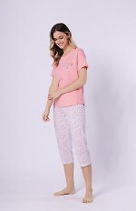 Piżama Leveza 1759 Oksana kr/r 3XL-4XL