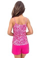 Piżama Donna Zebra Top w/r S-2XL