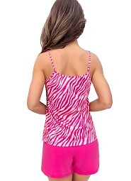 Piżama Donna Zebra Top w/r S-2XL