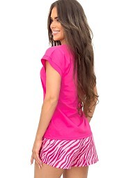 Piżama Donna Zebra Short kr/r S-2XL