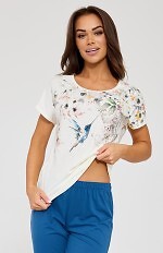 Piżama Cornette 369/345 Floris kr/r M-XL