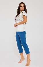 Piżama Cornette 369/345 Floris kr/r M-XL