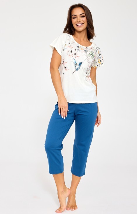 Piżama Cornette 369/345 Floris kr/r M-XL