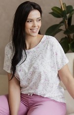 Piżama Taro 3562 Mariella kr/r 2XL-3XL W26