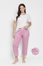 Piżama Taro 3563 Mariella kr/r 4XL-6XL W26