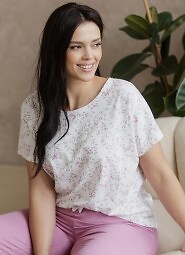 Piżama Taro 3563 Mariella kr/r 4XL-6XL W26