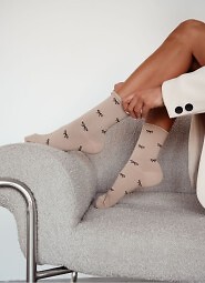 Skarpety Milena 0200-209 Małe Kokardki 37-41