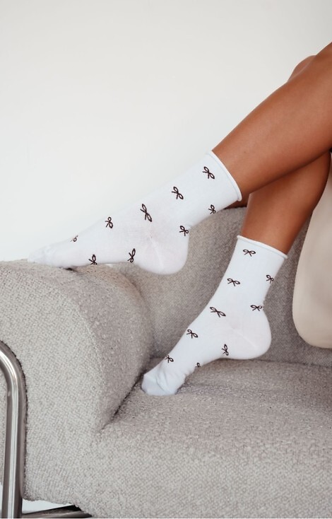 Skarpety Milena 0200-209 Małe Kokardki 37-41