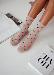 Skarpety Milena 0200-208 Serca I Kropeczki 37-41