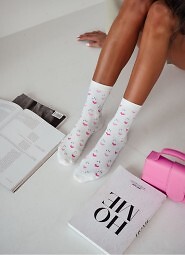 Skarpety Milena 0200-208 Serca I Kropeczki 37-41