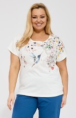Piżama Cornette 369/345 Floris kr/r 3XL-5XL
