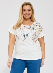 Piżama Cornette 369/345 Floris kr/r 3XL-5XL