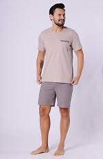 Piżama Hotberg 1757 Mikołaj kr/r M-2XL