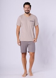 Piżama Hotberg 1757 Mikołaj kr/r M-2XL