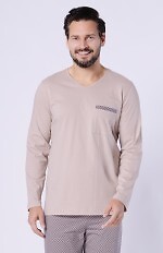 Piżama Hotberg 1752 Mikołaj dł/r M-2XL