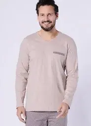 Piżama Hotberg 1752 Mikołaj dł/r M-2XL