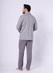 Piżama Hotberg 1748 Kamil dł/r M-2XL rozpinana