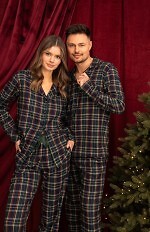 Pizama Sensis Skyler dł/r XS-2XL rozpinana