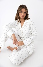 Piżama Sensis Monroe dł/r S-XL rozpinana