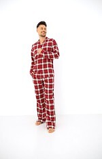 Piżama Sensis Lucas dł/r S-2XL rozpinana